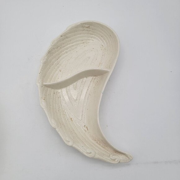 Vintage Calif USA Pottery Yin Yang Chip Dip Serving Dishes - Picture 3 of 7